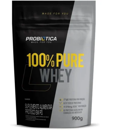 Whey 100% Pure Probiotica Whey 900g Refil - Probiotica Baunilha