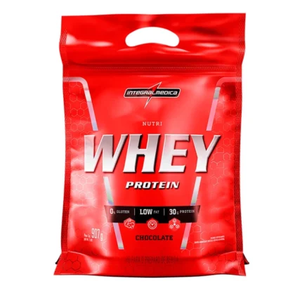Nutri Whey Protein 907g - Refil Integralmedica - Full Entrega Rapida (Chocolate)